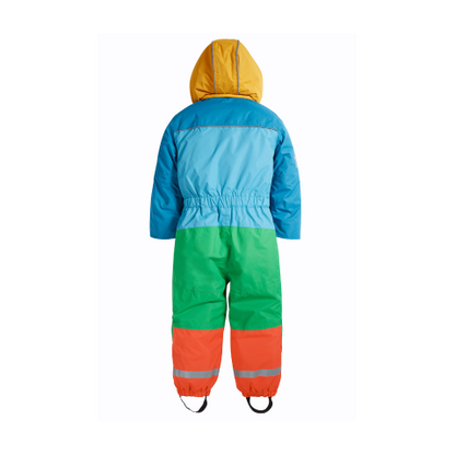 Frugi Any Weather All in One - Chunky Rainbow Stripe
