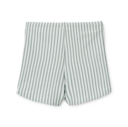 Liewood Otto Seersucker Swim Pant - Y/D Stripe Sea Blue/White