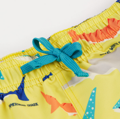 Frugi Boscastle Board Shorts - Banana Sharks