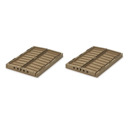 Liewood Weston Storage Crate (Medium) Pack-2 - Oat