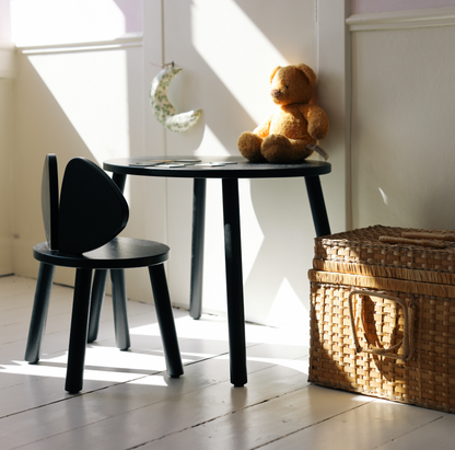 Nofred Mouse Wooden Chair (2-5 Years) - Black