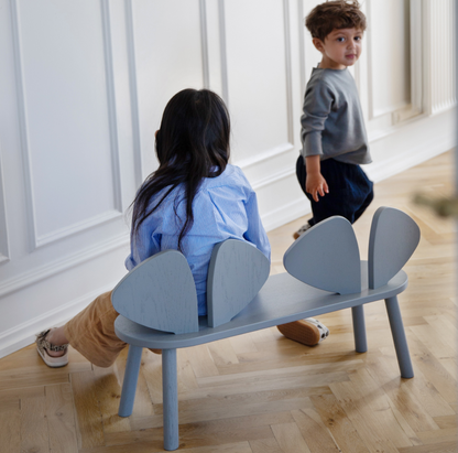 Nofred Mouse Wooden Bench (2-5 Years) - Grey
