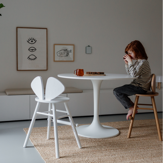 Nofred Mouse High Chair (3-9 Years) - White