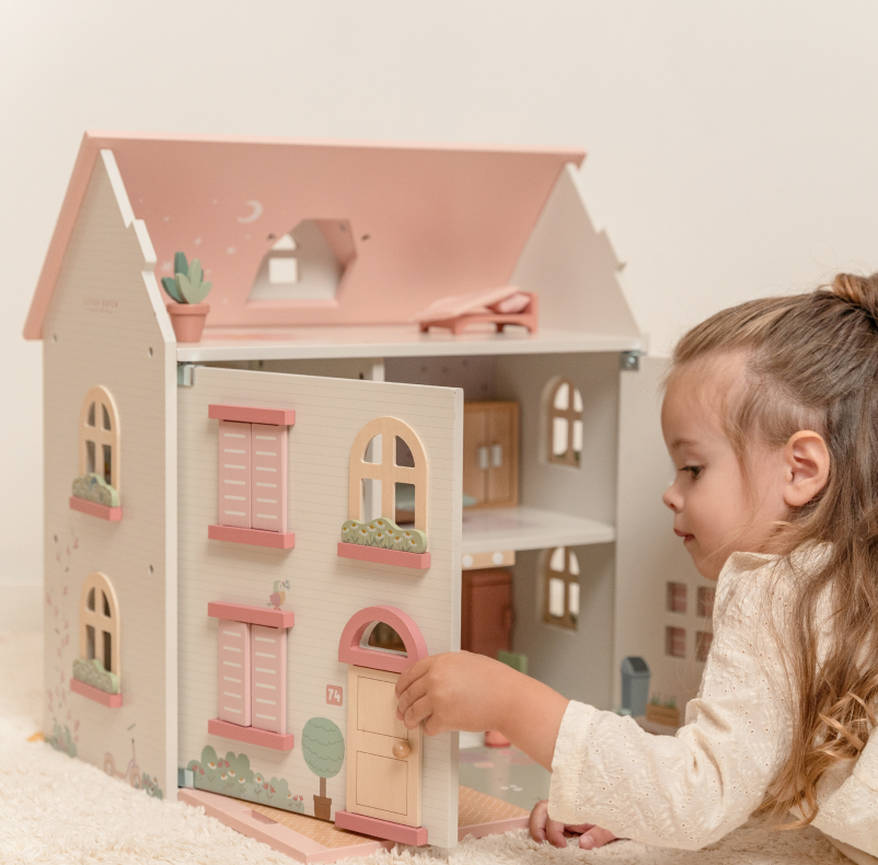 Doll in top the house