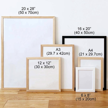 Kid of the Village Footie Pup Fine Art Print - Blue