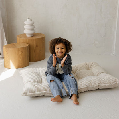 MiniCamp Corduroy Floor Cushion - Ecru
