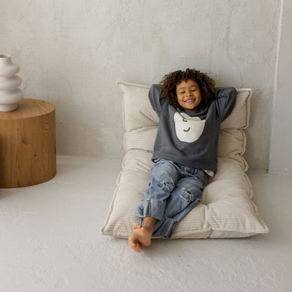 MiniCamp Corduroy Floor Cushion - Ecru