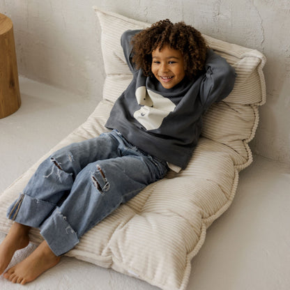 MiniCamp Corduroy Floor Cushion - Ecru