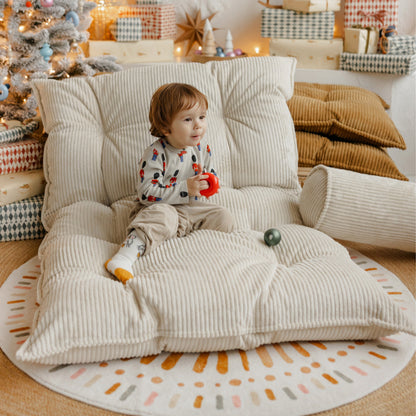 MiniCamp Corduroy Floor Cushion - Ecru