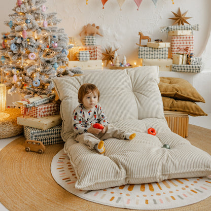 MiniCamp Corduroy Floor Cushion - Ecru