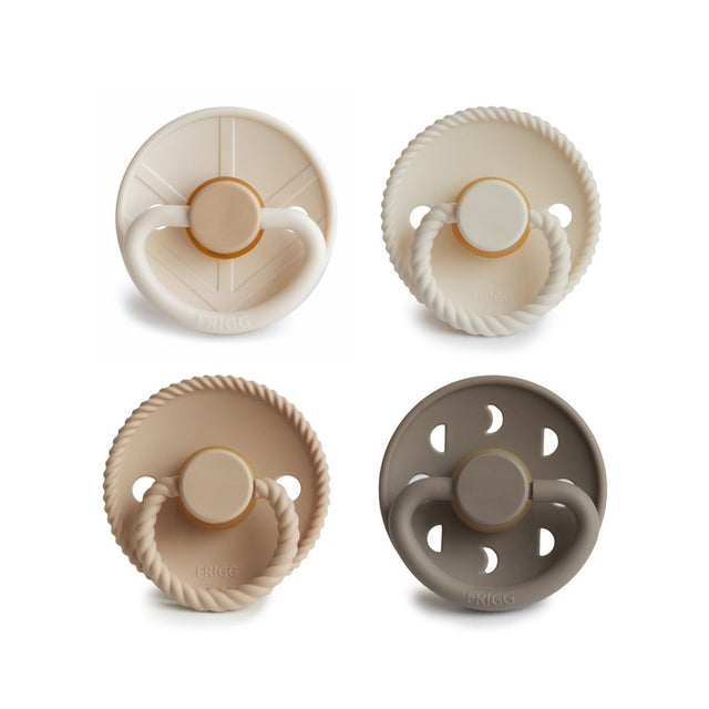 Frigg Latex Pacifiers 4 Pack - Crystal Sparkle