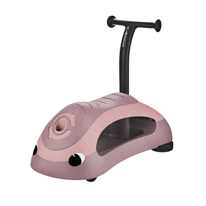 Globber Walk 'N' Roll 2 in 1 Eco Baby Walker - Berry