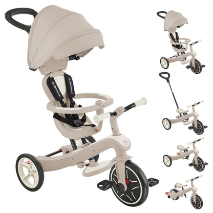 Globber Explorer Eco Trike 4 in 1 - Coconut