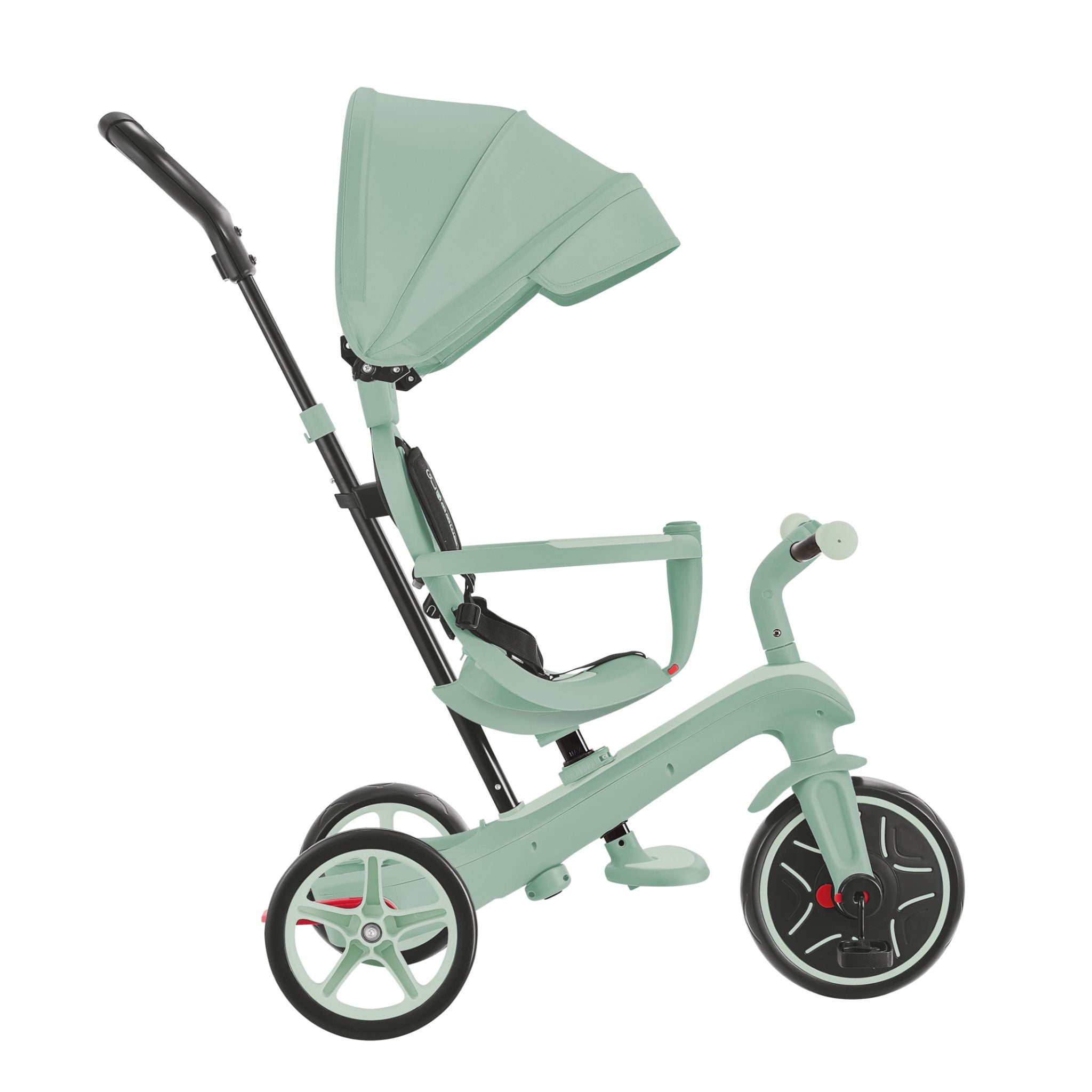 Globber Explorer Eco Trike 4 in 1 - Pistachio | Scandiborn