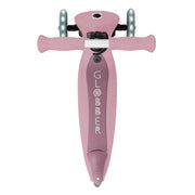 Globber Go Up Foldable Eco Scooter With Lights - Berry