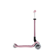 Globber Go Up Foldable Eco Scooter With Lights - Berry