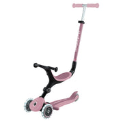 Globber Go Up Foldable Eco Scooter With Lights - Berry