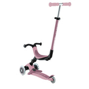 Globber Go Up Foldable Eco Scooter With Lights - Berry