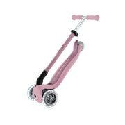 Globber Go Up Foldable Eco Scooter With Lights - Berry