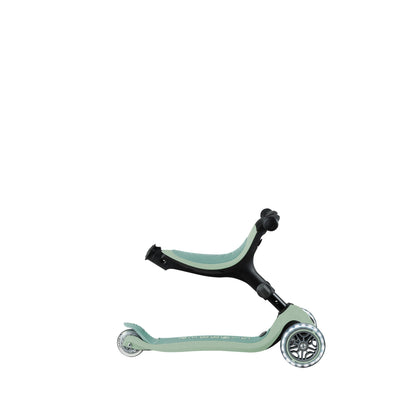 Globber Go Up Foldable Eco Scooter With Lights - Pistachio