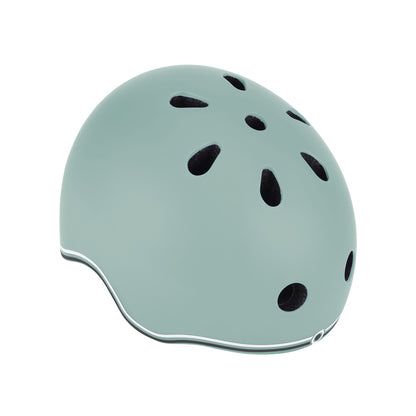 Globber Go Up Helmet With Lights 45-51cm - Sage