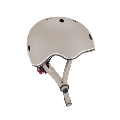 Globber Go Up Helmet With Lights 45-51cm - Sand
