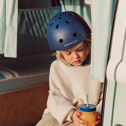 Banwood Kids Helmet 50-54cm - Matte Navy Blue