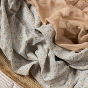 Avery Row Organic Cotton Baby Muslin Swaddles Set Of 2 - Nature Trail / Natural