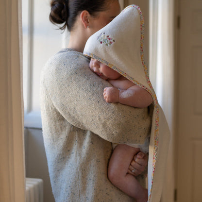 Avery Row Hooded Baby Towel - Wildflower Garden