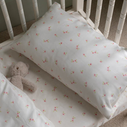 Avery Row Organic Cotton Cotbed Bedding Set - Anemone