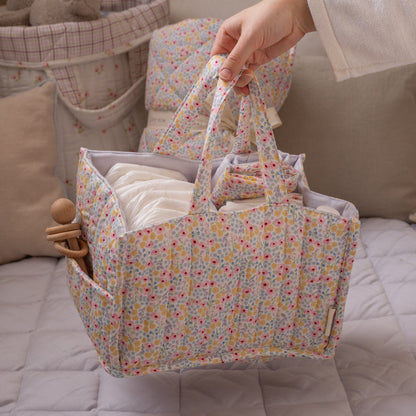 Avery Row Nappy Caddy - Wildflower Garden