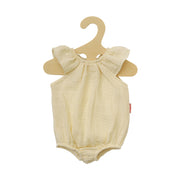 Heless Doll Romper with Ruffles - Ecru