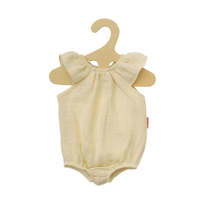 Heless Doll Romper with Ruffles - Ecru