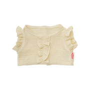 Heless Doll Ruffle Top and Skirt Set - Ecru