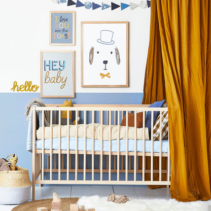 Hibou Design Bruno Dog Art Print - White