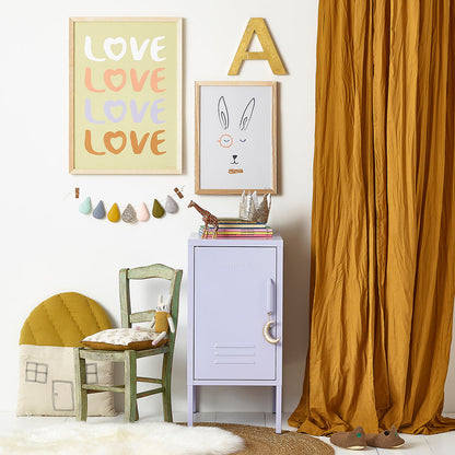 Hibou Design Love Art Print - Hay