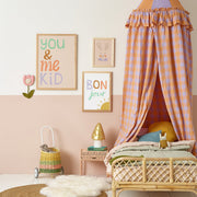 Hibou Design You & Me Kid Art Print - Pink