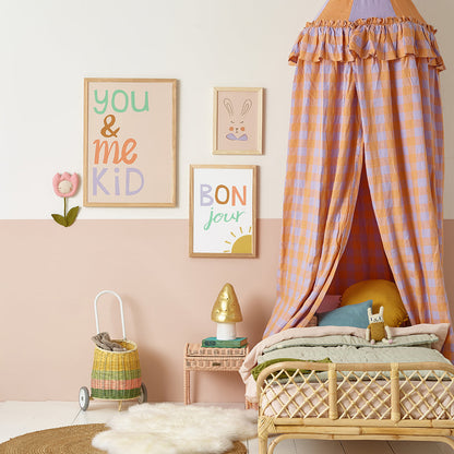 Hibou Design You & Me Kid Art Print - Pink