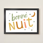 Hibou Design Bonne Nuit Art Print - Autumn