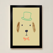 Hibou Design Bruno Dog Art Print - Hay