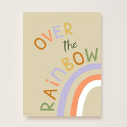 Hibou Design Over the Rainbow Art Print - Sand