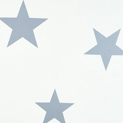 Hibou Design Stars Wallpaper - Stellar Blue/White