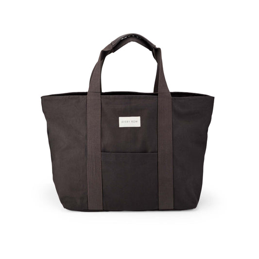 Avery Row Canvas Tote Bag - Charcoal
