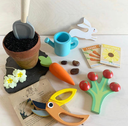 Tender Leaf Garden Wheelbarrow Set