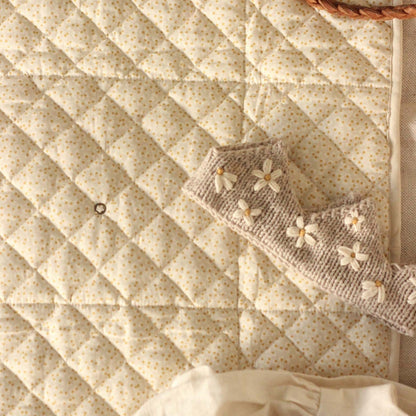 Avery Row Cotton Travel Baby Changing Mat - Wild Chamomile
