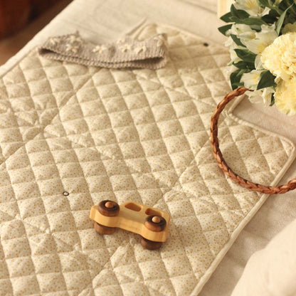 Avery Row Cotton Travel Baby Changing Mat - Wild Chamomile