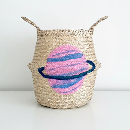 Bellybambino Pink Planet Basket - Large