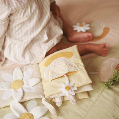 Avery Row Fabric Baby Book - Bunny Tales