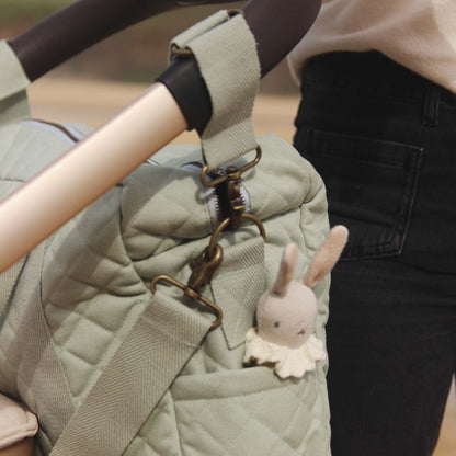 Avery Row Baby Changing Bag With Clips - Sage