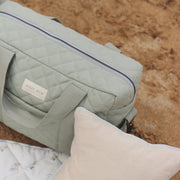 Avery Row Baby Changing Bag With Clips - Sage
